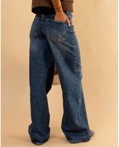 Jean bouton décalé