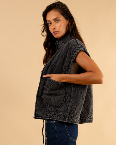 Veste matelassée sans manches