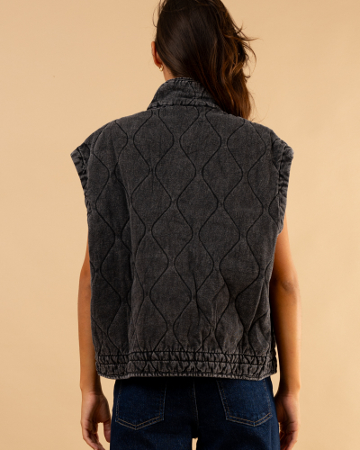 Veste matelassée sans manches