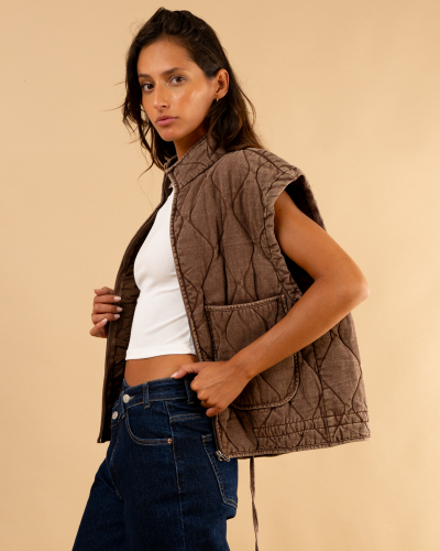 Veste matelassée sans manches
