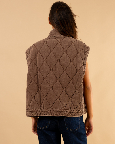 Veste matelassée sans manches