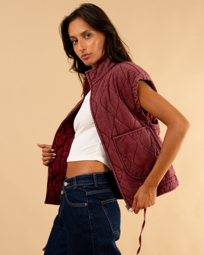 Veste matelassée sans manches