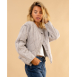 Veste matelassée pressions