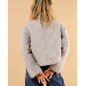 Veste matelassée pressions