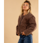 Veste matelassée pressions