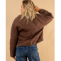 Veste matelassée pressions