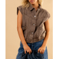 Veste gilet sans manches jean