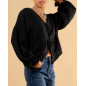 Blouse nœud poches