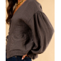 Blouse nœud poches