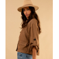 Blouse poches boutons