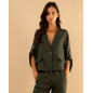 Blouse poches boutons