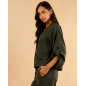Blouse poches boutons