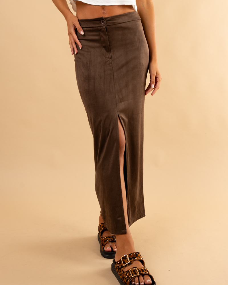 Jupe suédine sierra