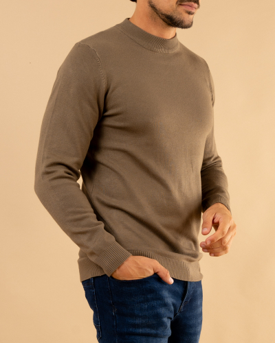 Pull col montant