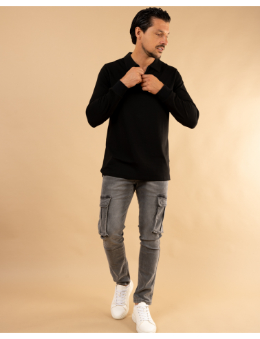 Jean poches gris