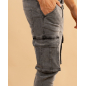 Jean poches gris