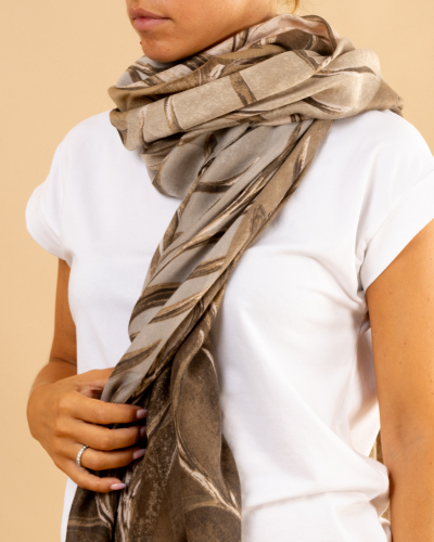 Foulard feuilles