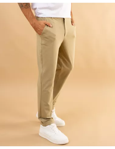 Pantalon texturé
