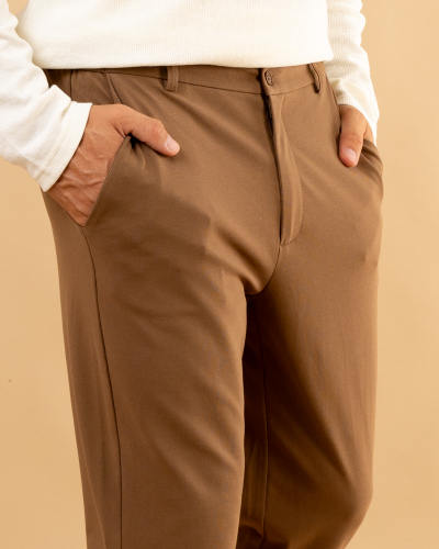 Pantalon texturé