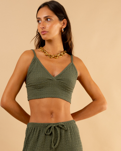Bralette gaufre