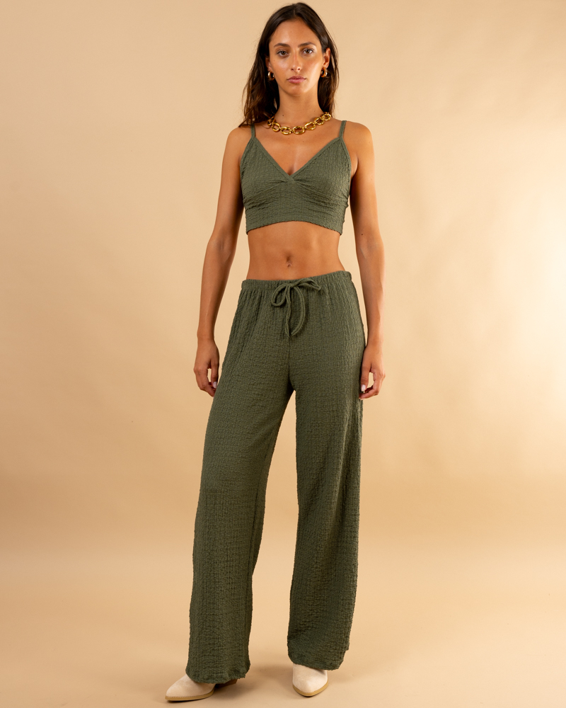 Pantalon gaufre