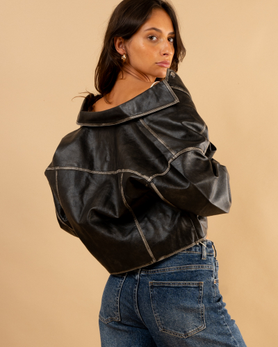 Veste simili délavé