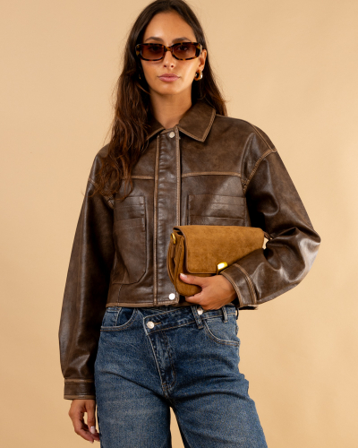 Veste simili délavé