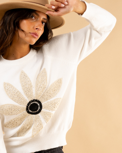 Pull fleur