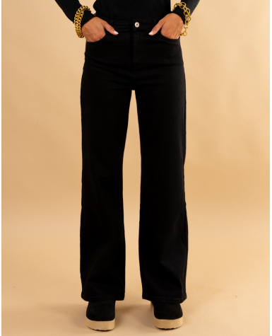 Pantalon couleur large