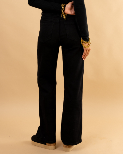 Pantalon couleur large
