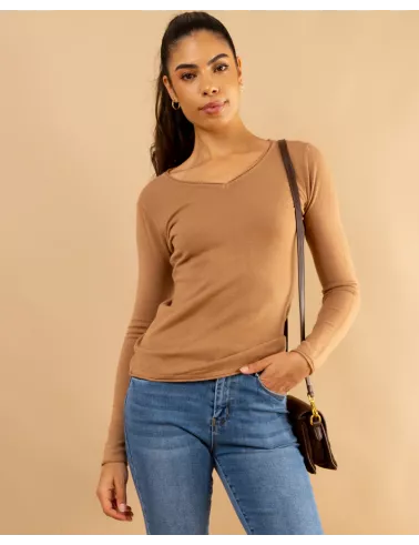 Pull col en v