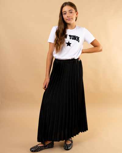 Jupe longue plissée