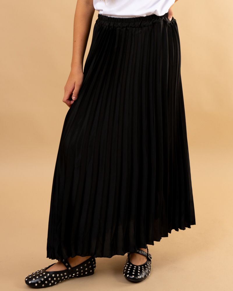 Jupe longue plissée