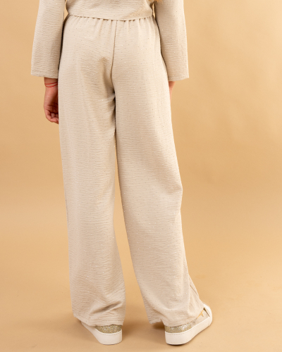 Pantalon large strass