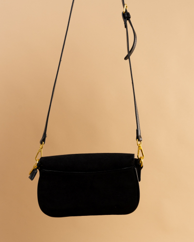 Pochette effet daim