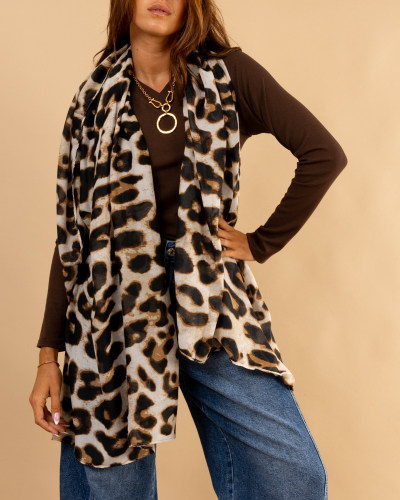 Foulard léopard