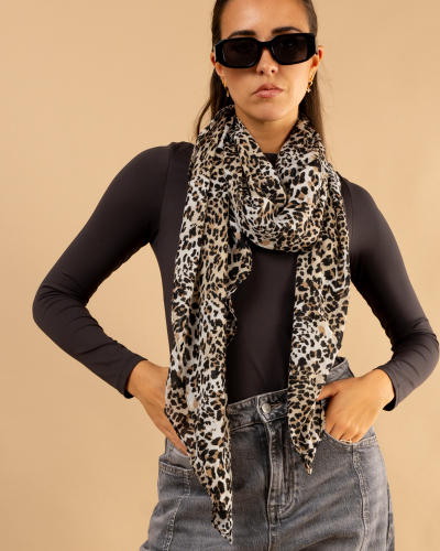 Foulard petit leopard