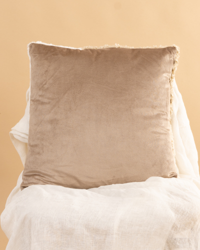 Coussin carrée chenille
