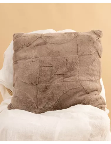 Coussin fourrure