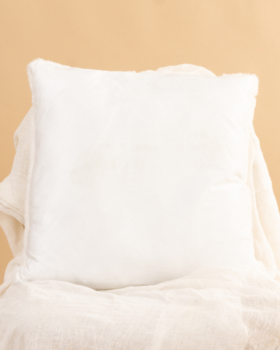 Coussin fourrure