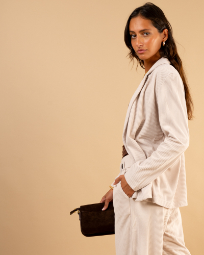 Veste velours côtelé
