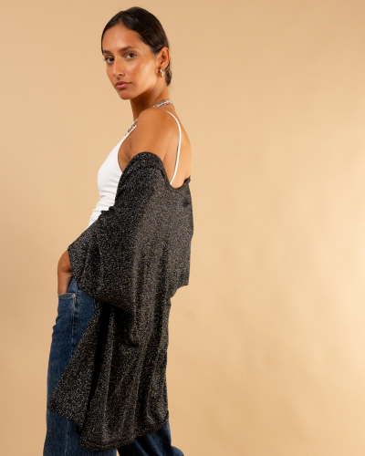 Veste maille lurex