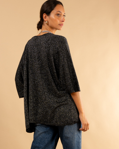 Veste maille lurex