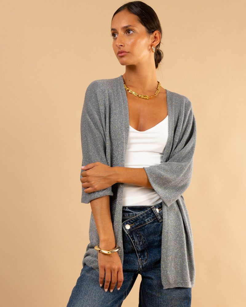 Gilet maille lurex