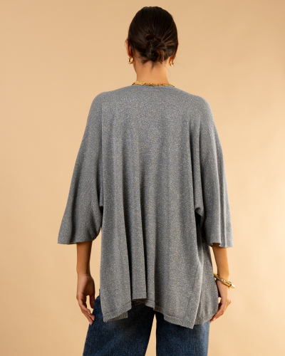 Veste maille lurex