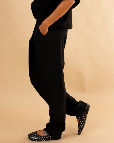 Pantalon bouton décalé Alix