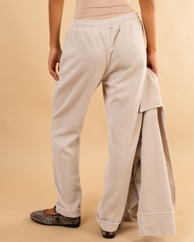 Pantalon velours structuré Maelle