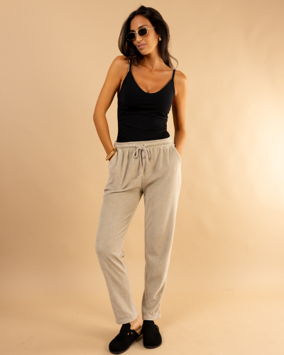 Pantalon bob façon éponge