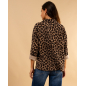 Chemise velours léopard feline