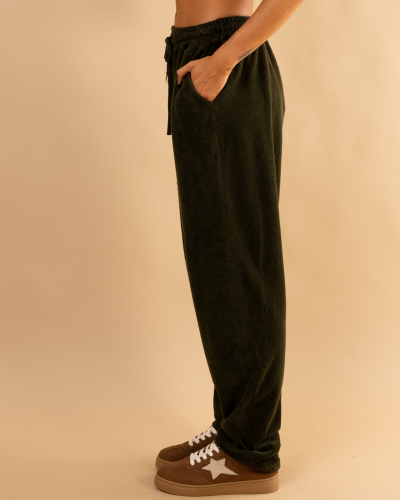 Pantalon bob façon éponge